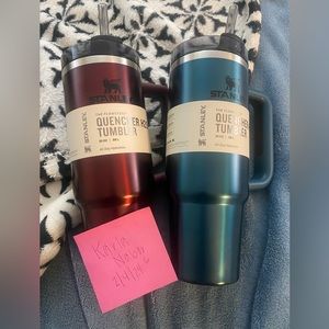 New Stanley Limited Edition 30oz Quencher “Rosewood Glow”&“Balsam Glow” Tumbler